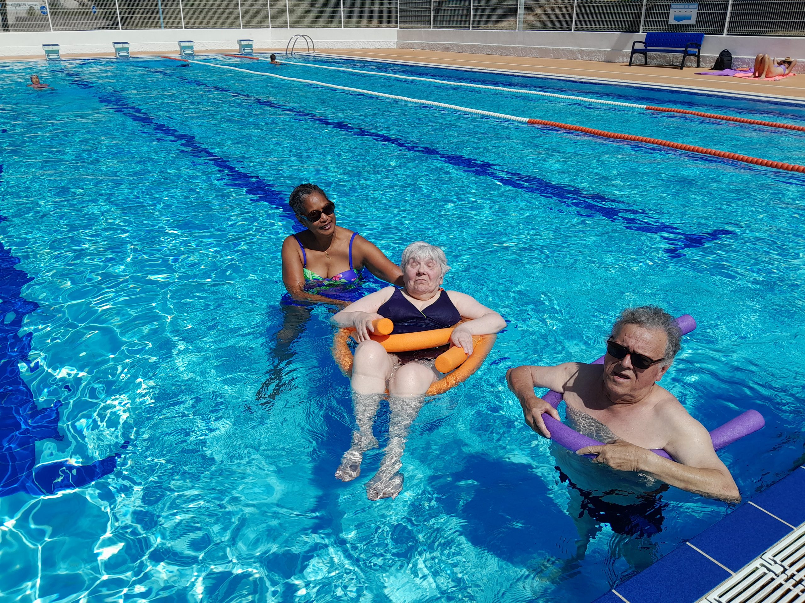 Sortie piscine