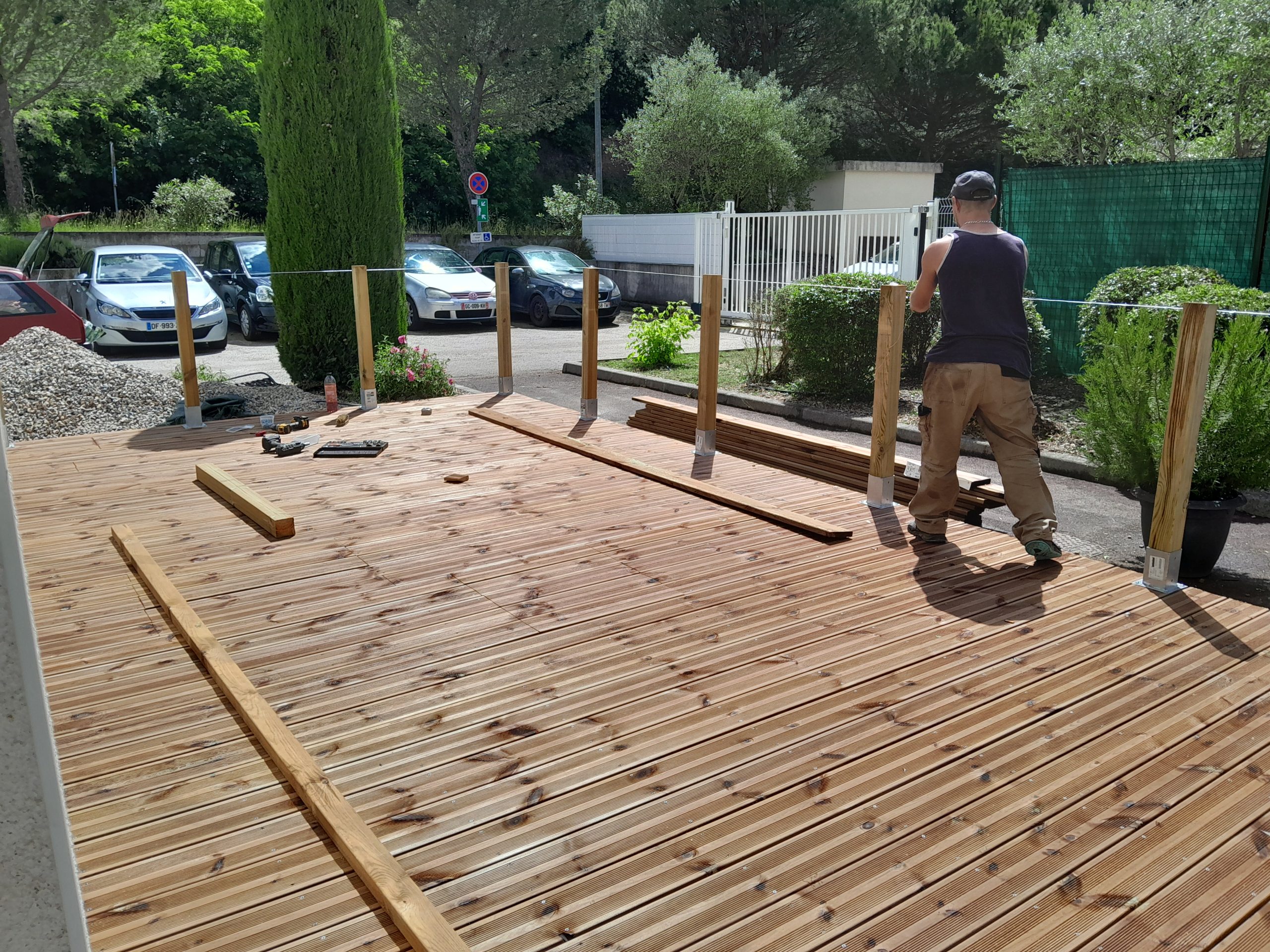 Construction terrasse