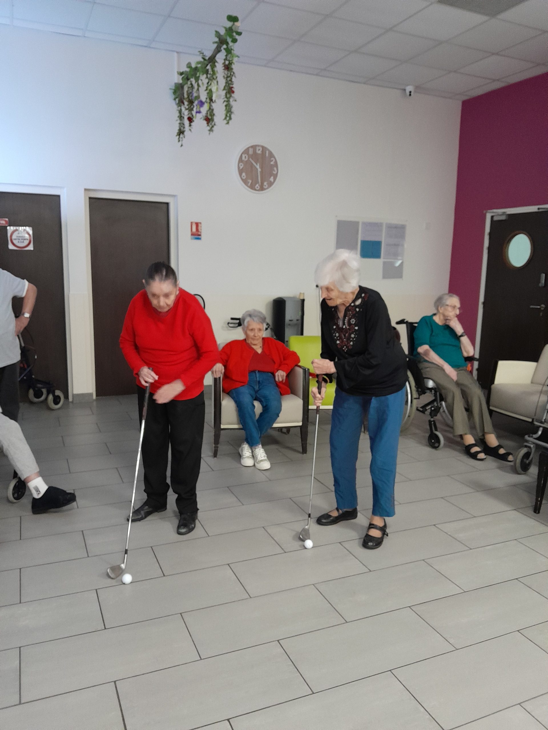 Golf en intérieur!